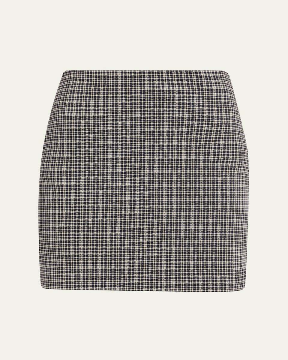 Plaid Mini Skirt